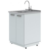 Мойка лабораторная ЛК-600 СМС (1 раковина, 1 смеситель)