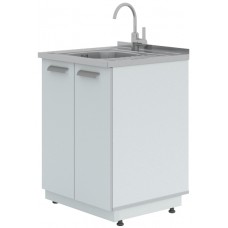 Мойка лабораторная ЛК-600 СМС (1 раковина, 1 смеситель)