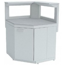 Стол лабораторный угловой  ЛК-950/650 УСК с полкой