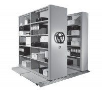 Мобильный двухсторонний стеллаж СТМ МА 2015х1000х600 дополнительный 